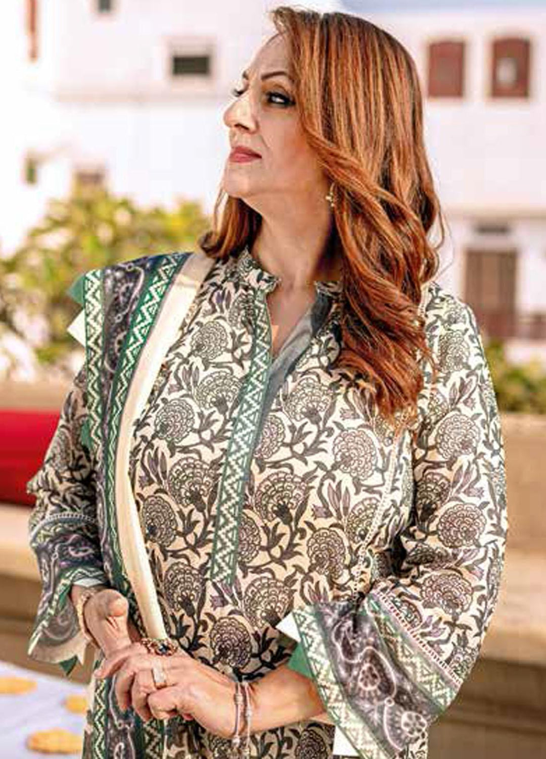 Gul Ahmed Printed Lawn Suits Unstitched 3 Piece GA22ML CL-22171 A - Summer Collection