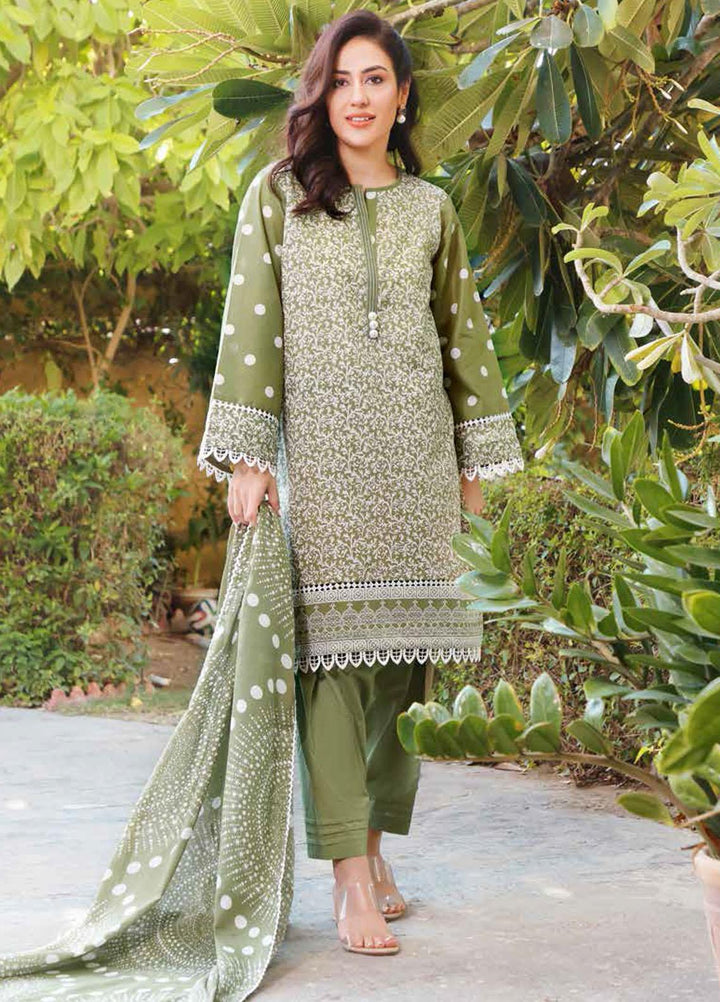 Gul Ahmed Printed Lawn Suits Unstitched 3 Piece GA22ML CL-22189 B - Summer Collection
