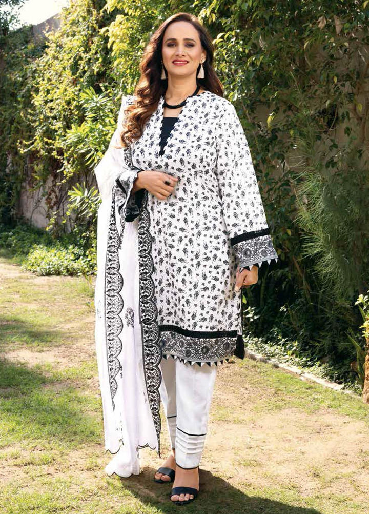 Gul Ahmed Embroidered Lawn Suits Unstitched 3 Piece GA22ML DM-22007 - Summer Collection
