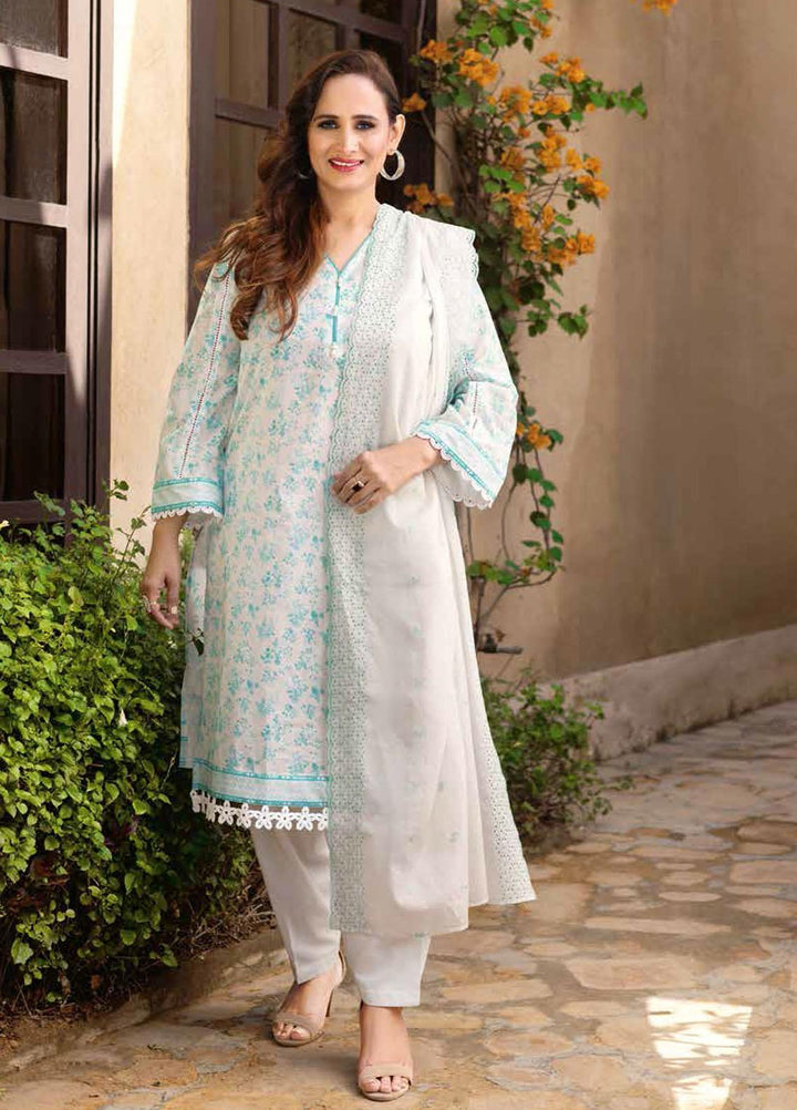 Gul Ahmed Embroidered Lawn Suits Unstitched 3 Piece GA22ML DM-22008 - Summer Collection