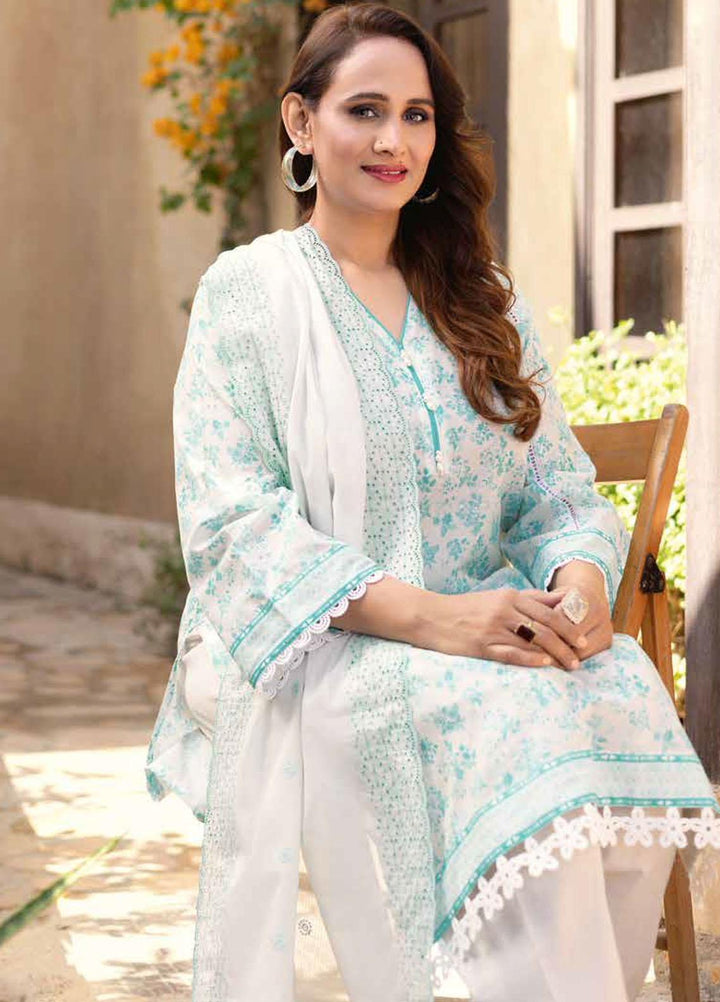 Gul Ahmed Embroidered Lawn Suits Unstitched 3 Piece GA22ML DM-22008 - Summer Collection