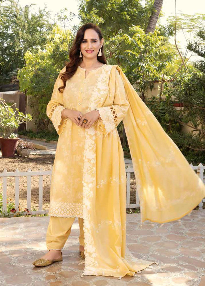 Gul Ahmed Embroidered Lawn Suits Unstitched 3 Piece GA22ML DM-22020 - Summer Collection