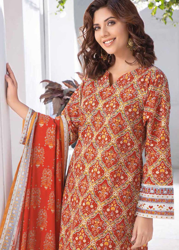 Gul Ahmed Printed Lawn Suits Unstitched 2 Piece GA22ML TL-22030 - Summer Collection