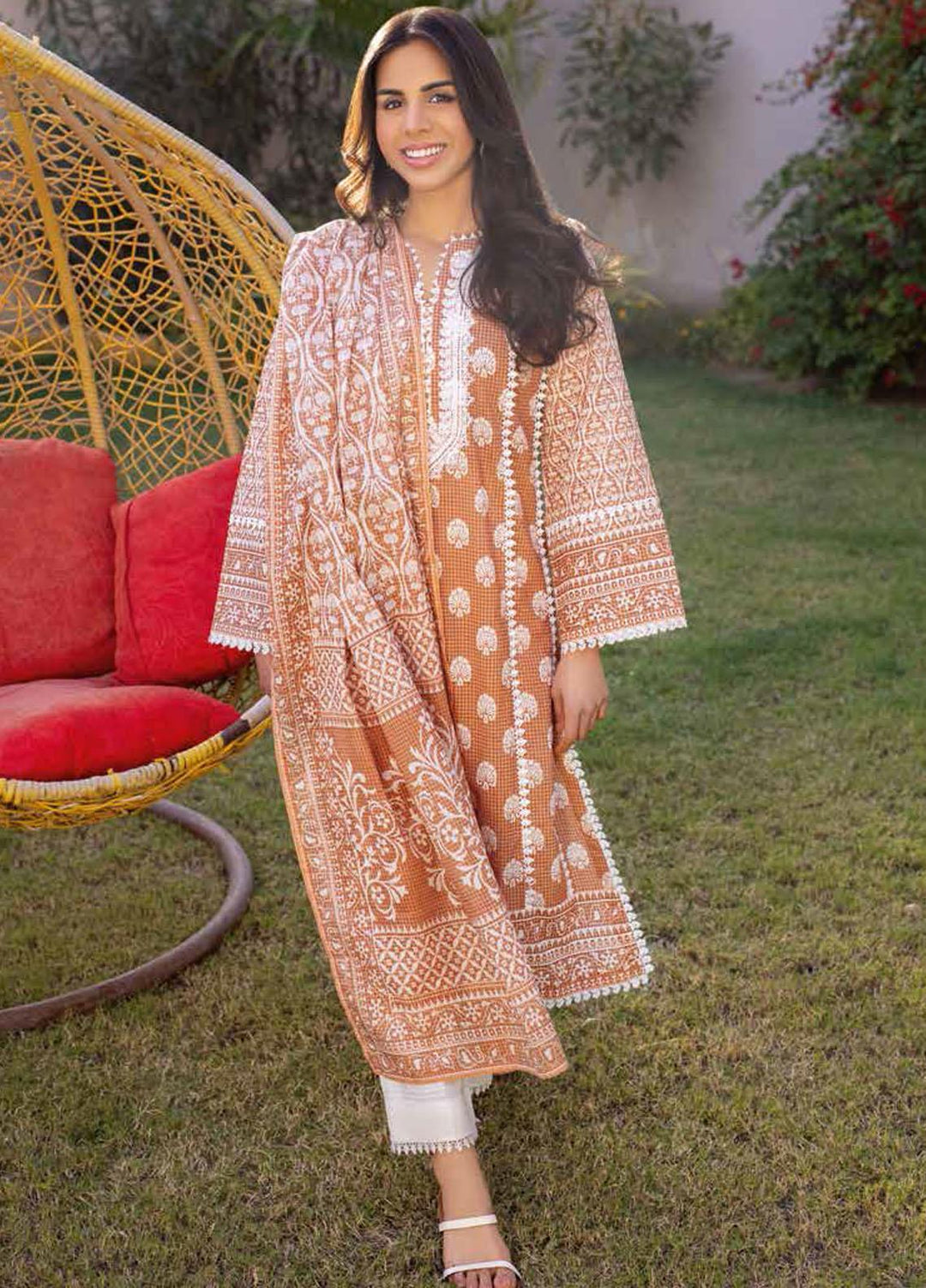 Gul Ahmed Printed Lawn Suits Unstitched 2 Piece GA22ML TL-22032 - Summer Collection