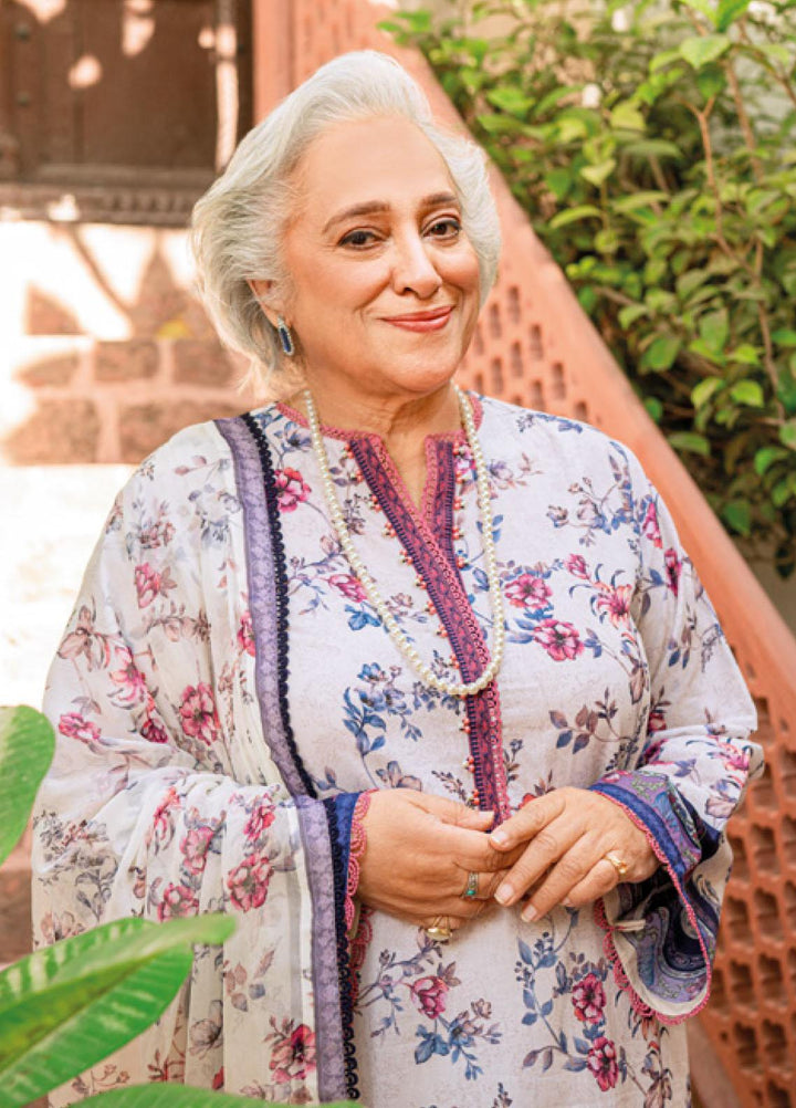 Mother Collection By Gul Ahmed Printed Lawn Suits Unstitched 3 Piece GA23M BM-32002 - Summer Collection