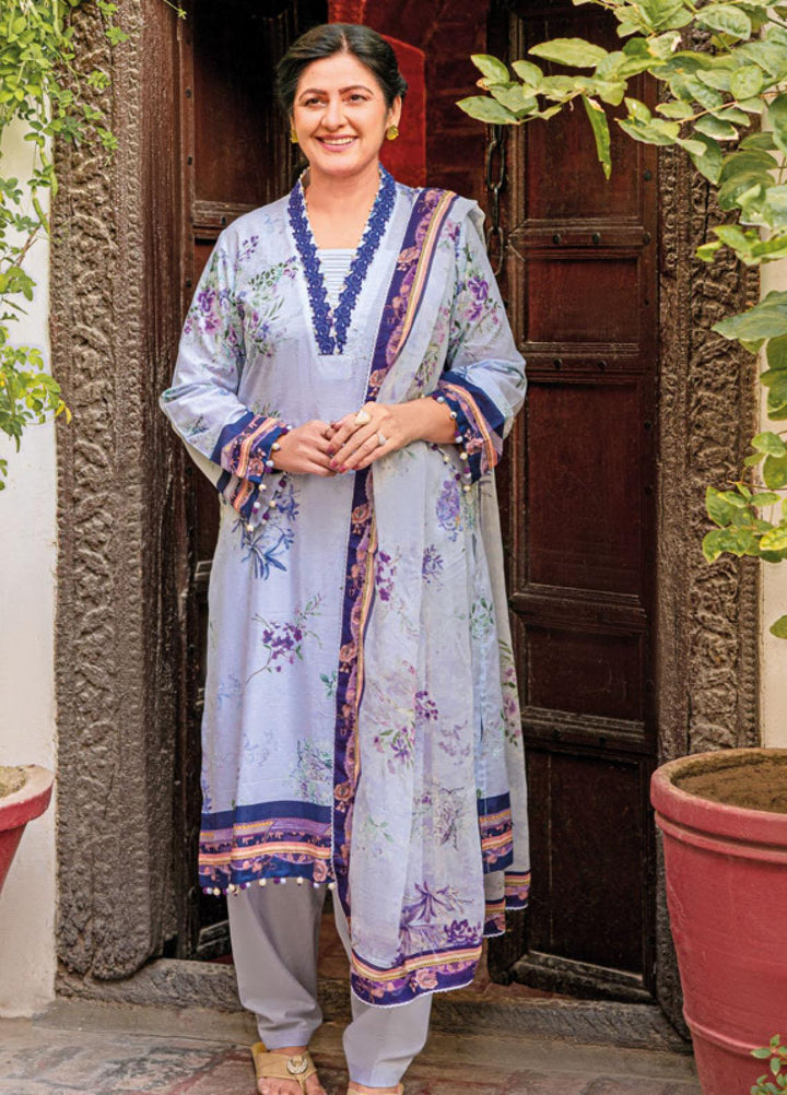Mother Collection By Gul Ahmed Printed Lawn Suits Unstitched 3 Piece GA23M BM-32005 - Summer Collection