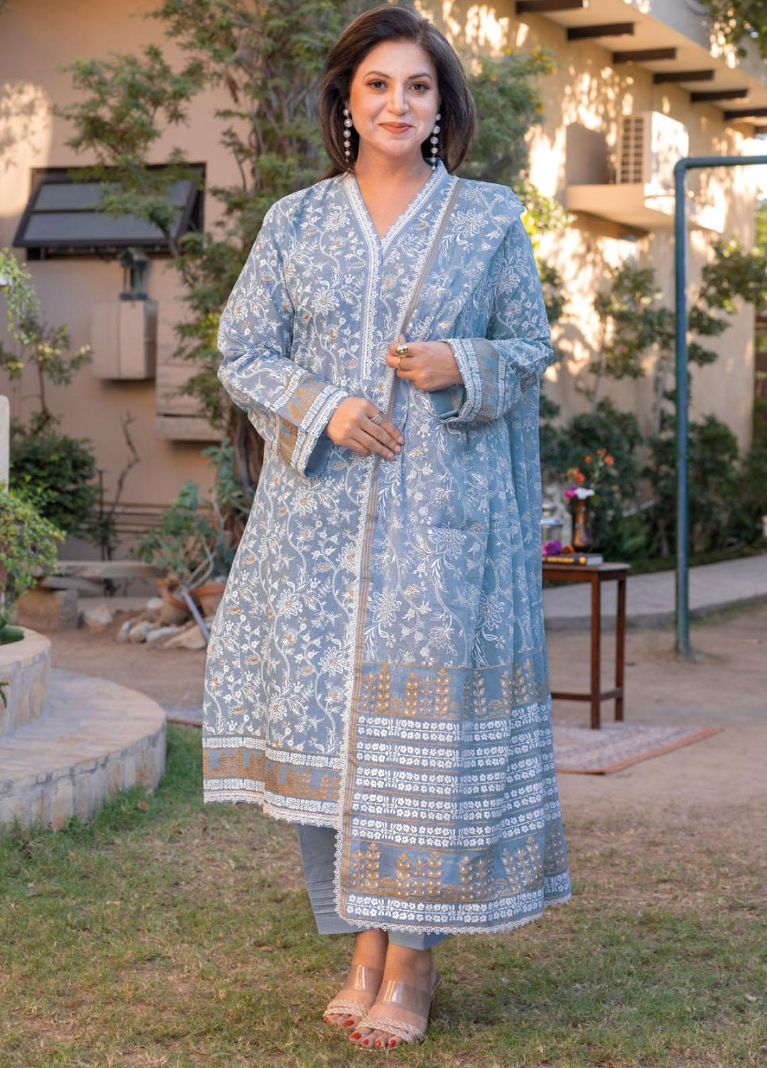 Mother Collection By Gul Ahmed Printed Lawn Suits Unstitched 3 Piece GA23M BM-32006 - Summer Collection