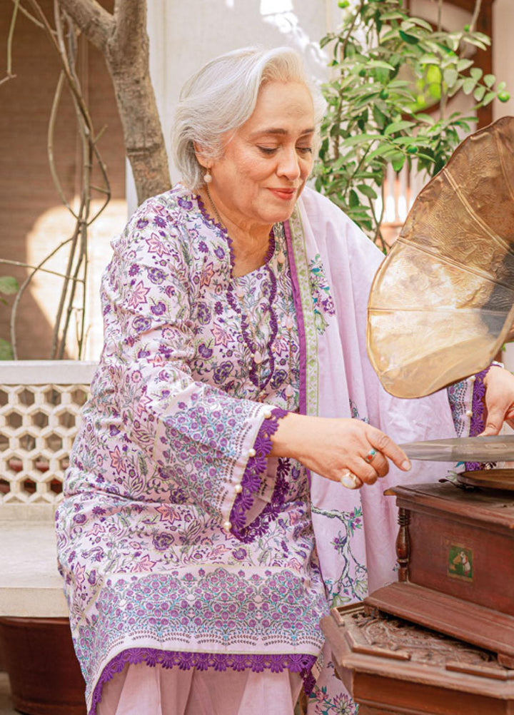 Mother Collection By Gul Ahmed Printed Lawn Suits Unstitched 3 Piece GA23M CL-32007B - Summer Collection