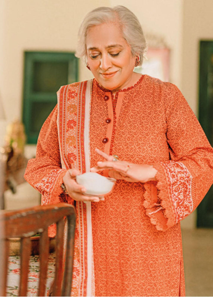 Mother Collection By Gul Ahmed Printed Lawn Suits Unstitched 3 Piece GA23M CL-32079A - Summer Collection