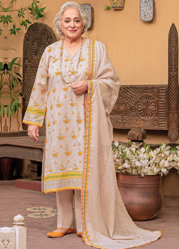 Mother Collection By Gul Ahmed Printed Lawn Suits Unstitched 3 Piece GA23M CL-32127B - Summer Collection