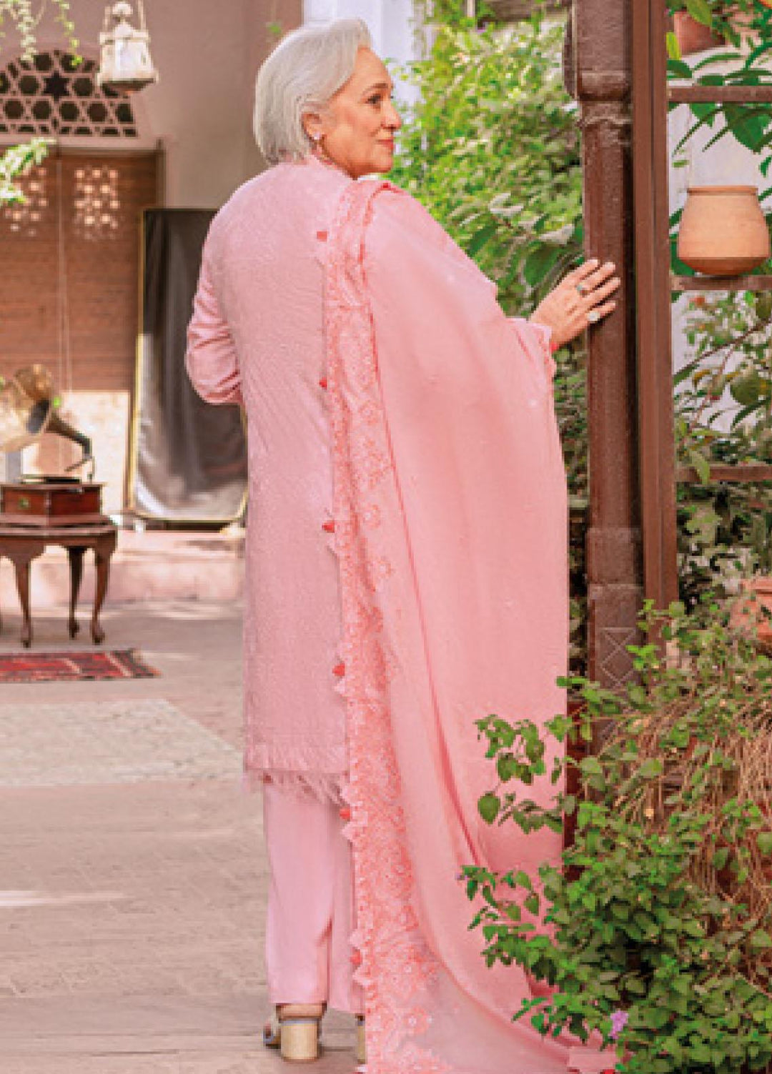 Mother Collection By Gul Ahmed Embroidered Lawn Suits Unstitched 3 Piece GA23M DM-32004 - Summer Collection