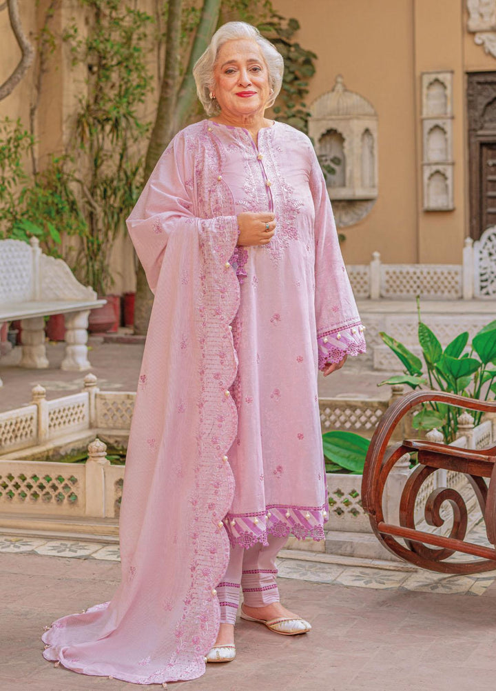 Mother Collection By Gul Ahmed Embroidered Lawn Suits Unstitched 3 Piece GA23M DM-32005 - Summer Collection