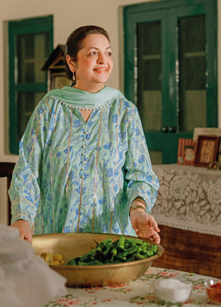 Mother Collection By Gul Ahmed Printed Lawn  Unstitched Kurti GA23M SL-32027 - Summer Collection