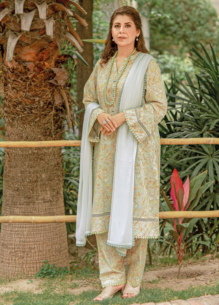 Mother Collection By Gul Ahmed Printed Lawn  Unstitched Kurti GA23M SL-32028 - Summer Collection