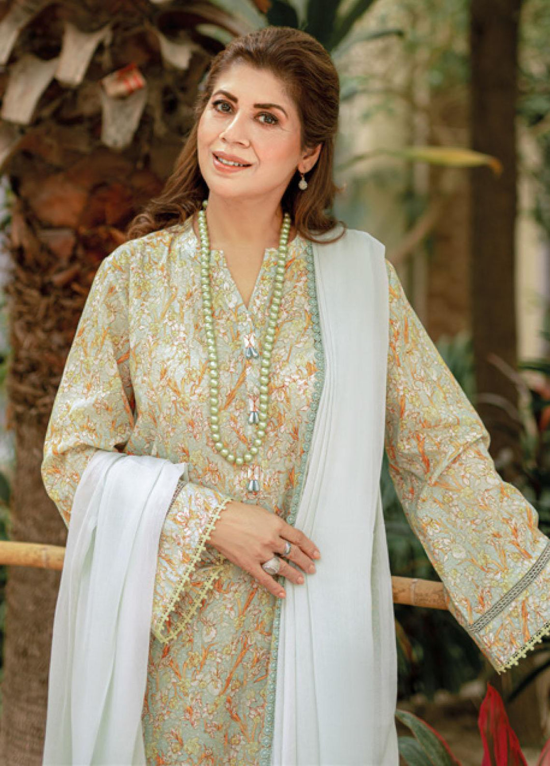 Mother Collection By Gul Ahmed Printed Lawn  Unstitched Kurti GA23M SL-32028 - Summer Collection
