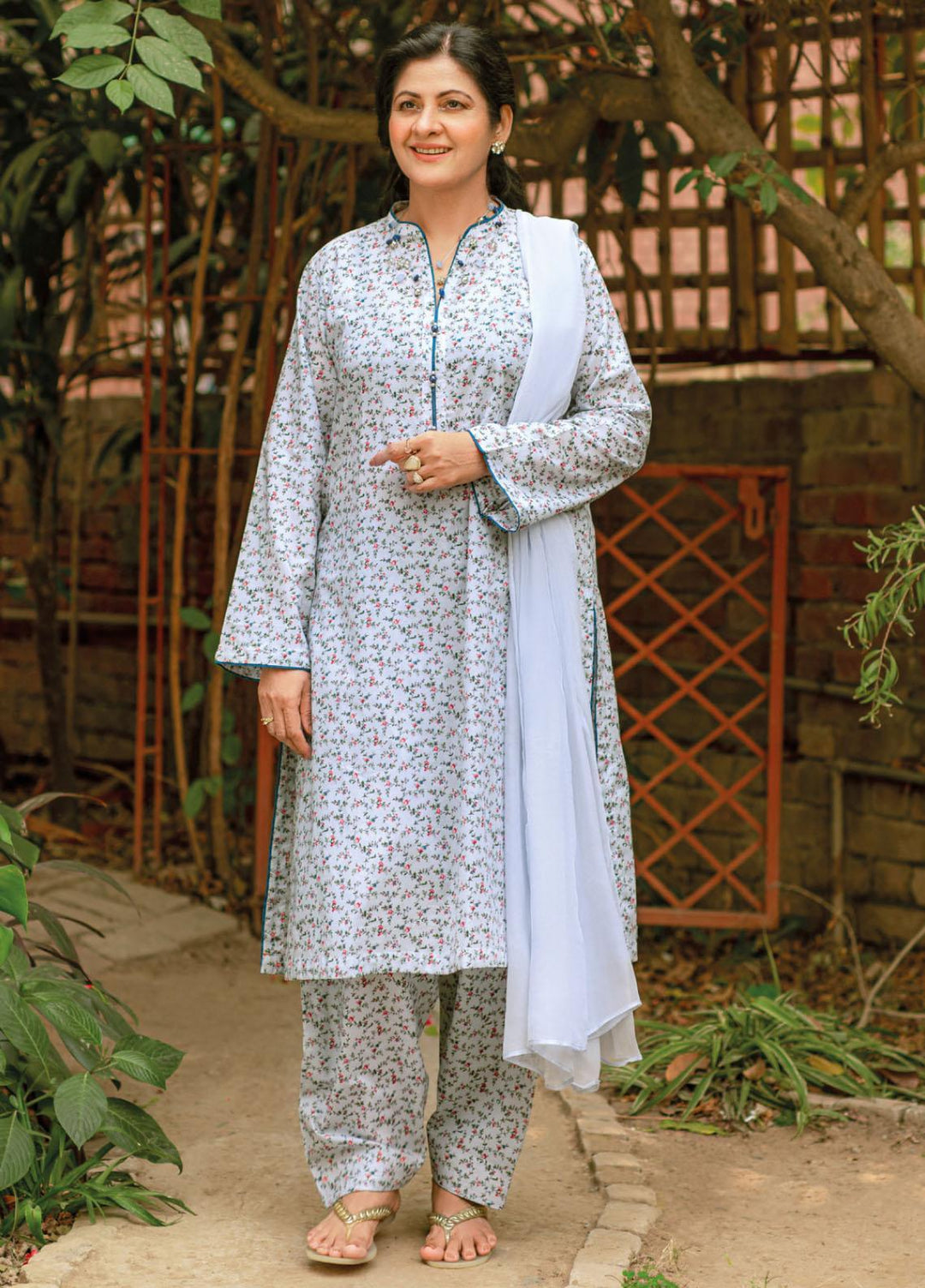 Mother Collection By Gul Ahmed Printed Lawn  Unstitched Kurti GA23M SL-32029 - Summer Collection