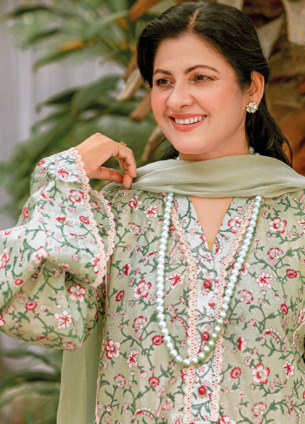 Mother Collection By Gul Ahmed Printed Lawn  Unstitched Kurti GA23M SL-32030 - Summer Collection