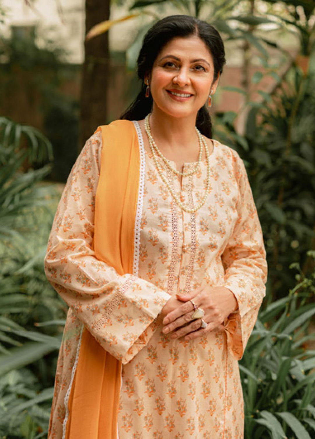 Mother Collection By Gul Ahmed Printed Lawn  Unstitched Kurti GA23M SL-32032 - Summer Collection