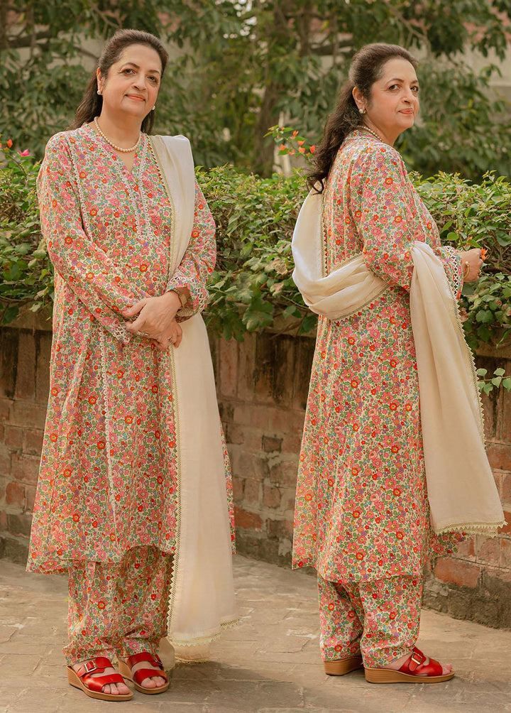 Mother Collection By Gul Ahmed Printed Lawn  Unstitched Kurti GA23M SL-32033 - Summer Collection