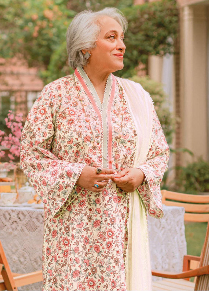 Mother Collection By Gul Ahmed Printed Lawn  Unstitched Kurti GA23M SL-32035 - Summer Collection
