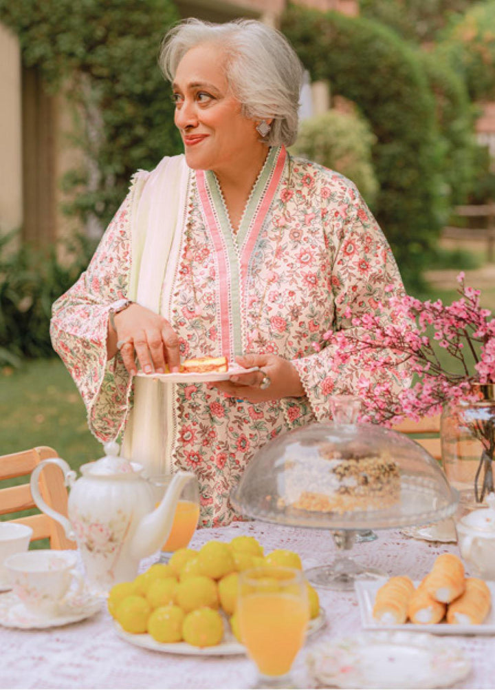 Mother Collection By Gul Ahmed Printed Lawn  Unstitched Kurti GA23M SL-32035 - Summer Collection