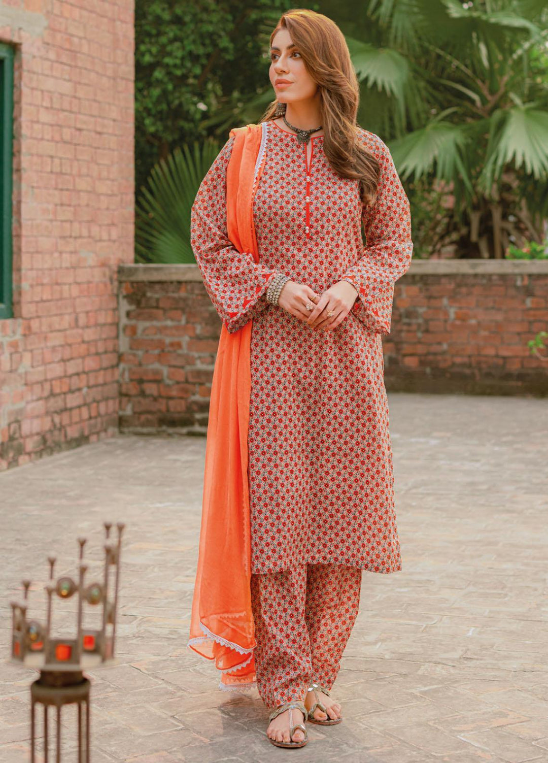 Mother Collection By Gul Ahmed Printed Lawn  Unstitched Kurti GA23M SL-32036 - Summer Collection