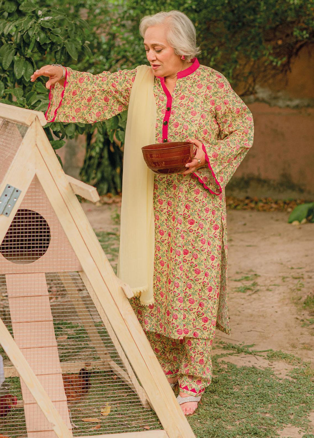 Mother Collection By Gul Ahmed Printed Lawn  Unstitched Kurti GA23M SL-32039 - Summer Collection