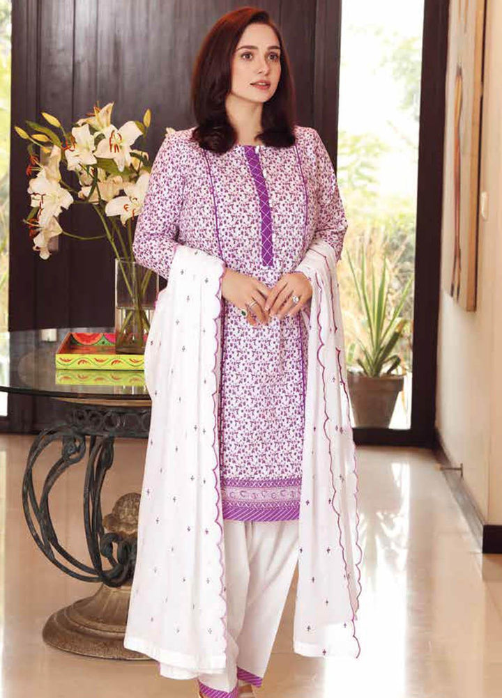 Gul Ahmed Embroidered Lawn Suits Unstitched 3 Piece GA21M CL-1175 - Summer Collection