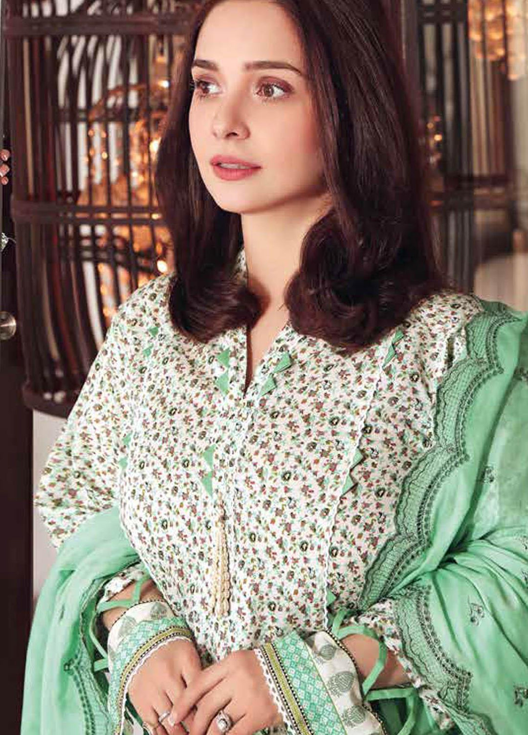 Gul Ahmed Embroidered Lawn Suits Unstitched 3 Piece GA21M CL-1277 - Summer Collection