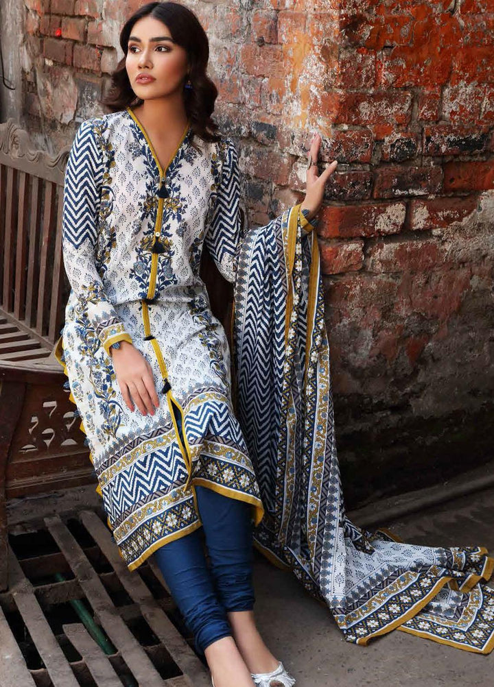 Organic By Gul Ahmed Printed Lawn Suits Unstitched 3 Piece GA21O CL1279A - Summer Collection