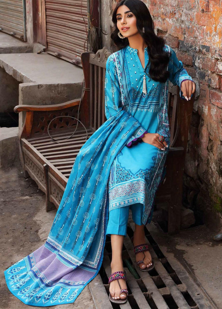 Organic By Gul Ahmed Printed Lawn Suits Unstitched 3 Piece GA21O CL1284A - Summer Collection