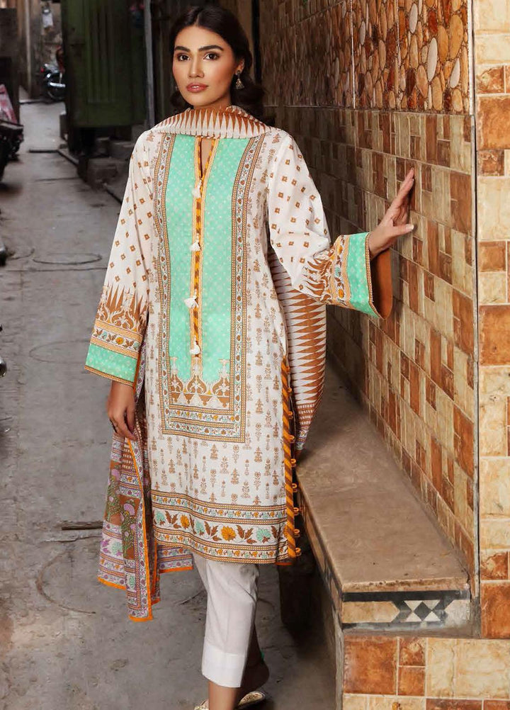 Organic By Gul Ahmed Printed Lawn Suits Unstitched 3 Piece GA21O CL1315A - Summer Collection