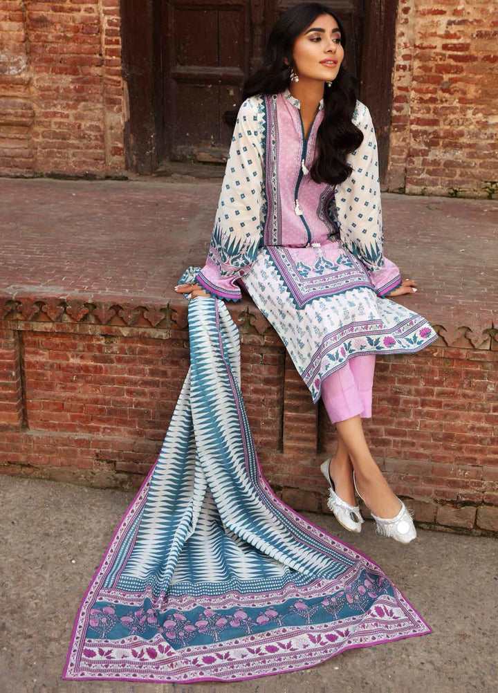 Organic By Gul Ahmed Printed Lawn Suits Unstitched 3 Piece GA21O CL1315B - Summer Collection