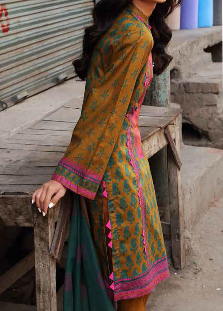Organic By Gul Ahmed Printed Lawn Suits Unstitched 3 Piece GA21O CL1326A - Summer Collection