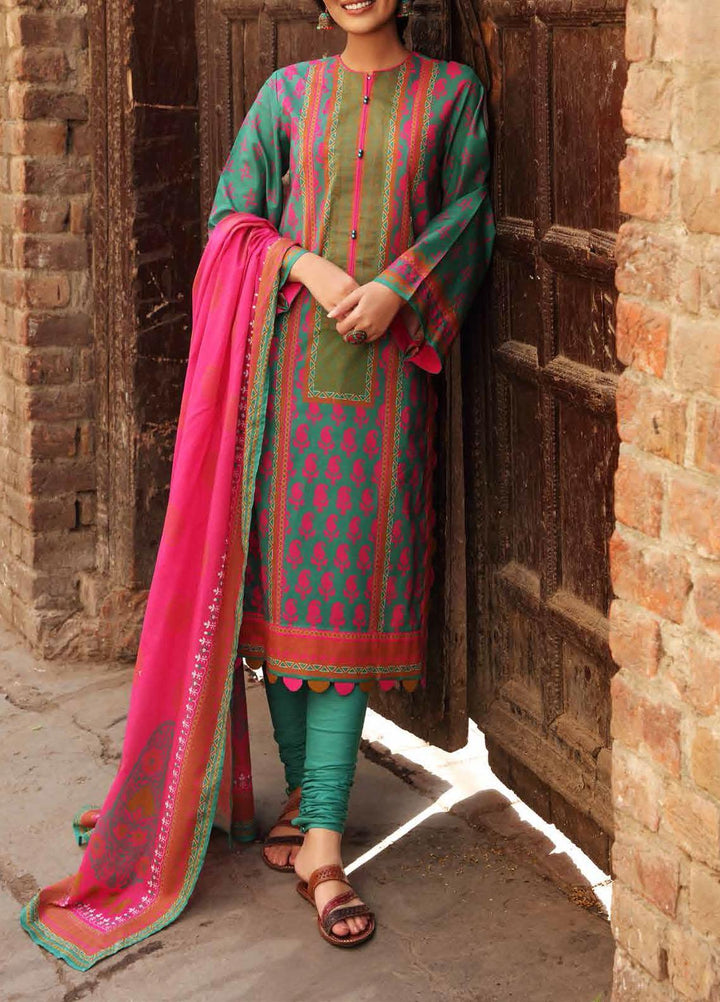 Organic By Gul Ahmed Printed Lawn Suits Unstitched 3 Piece GA21O CL1326B - Summer Collection