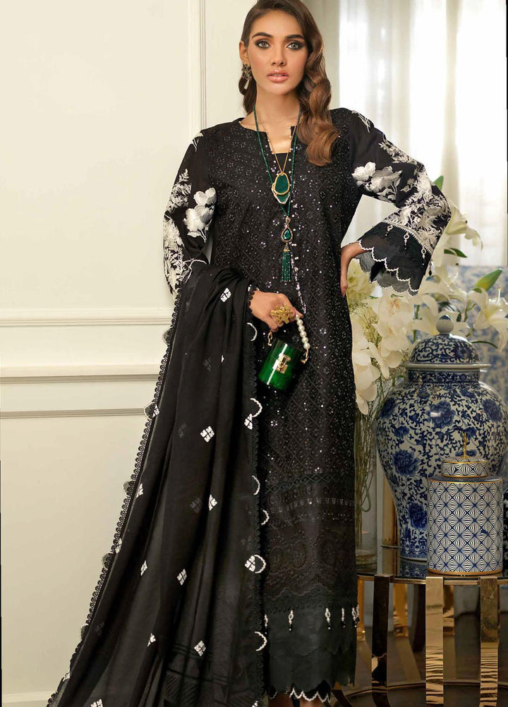 Gul Ahmed Embroidered Lawn Suits Unstitched 3 Piece GA22PF DN-22048 - Summer Collection
