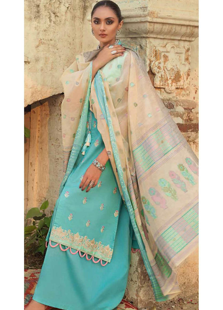 Gul Ahmed Embroidered Lawn Suits Unstitched 3 Piece GA21PF MJ12064 - Summer Collection