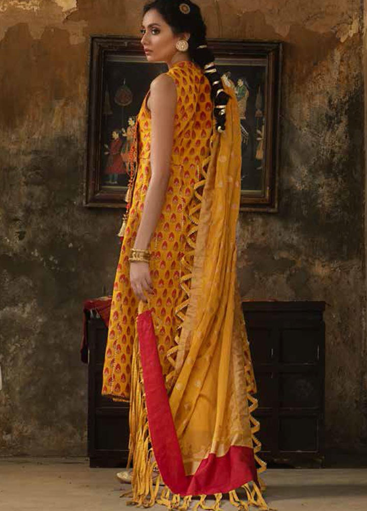 Gul Ahmed Printed Jacquard Suits Unstitched 3 Piece GA21PF MJ12102 - Summer Collection