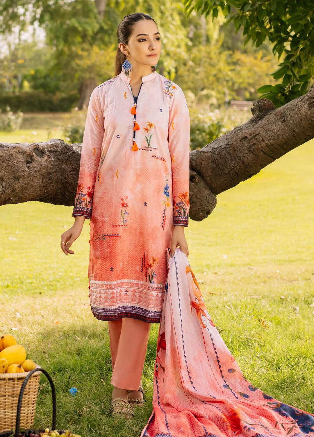 Gul Ahmed Embroidered Cambric Suits Unstitched 2 Piece GA21PF TCE12001 - Winter Collection