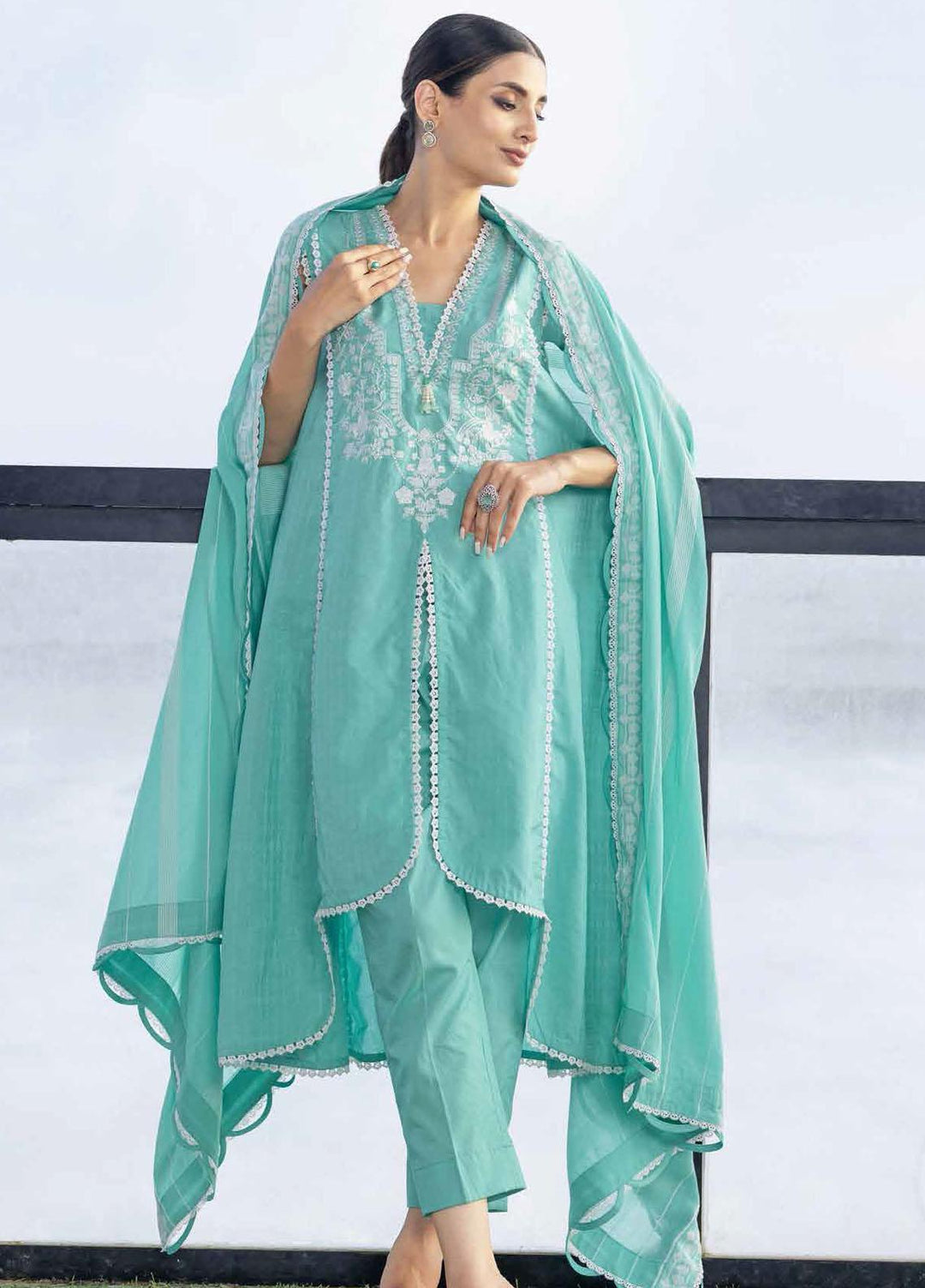 Gul Ahmed Fancy Jacquard Suits Unstitched 3 Piece GA23PF MJ-32044 - Summer Collection