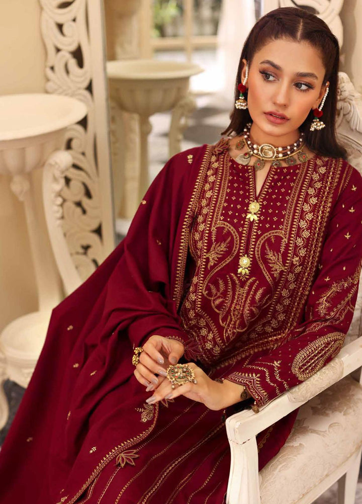 Gul Ahmed Embroidered  Suits Unstitched 3 Piece GA22WL AP-22017 - Winter Collection