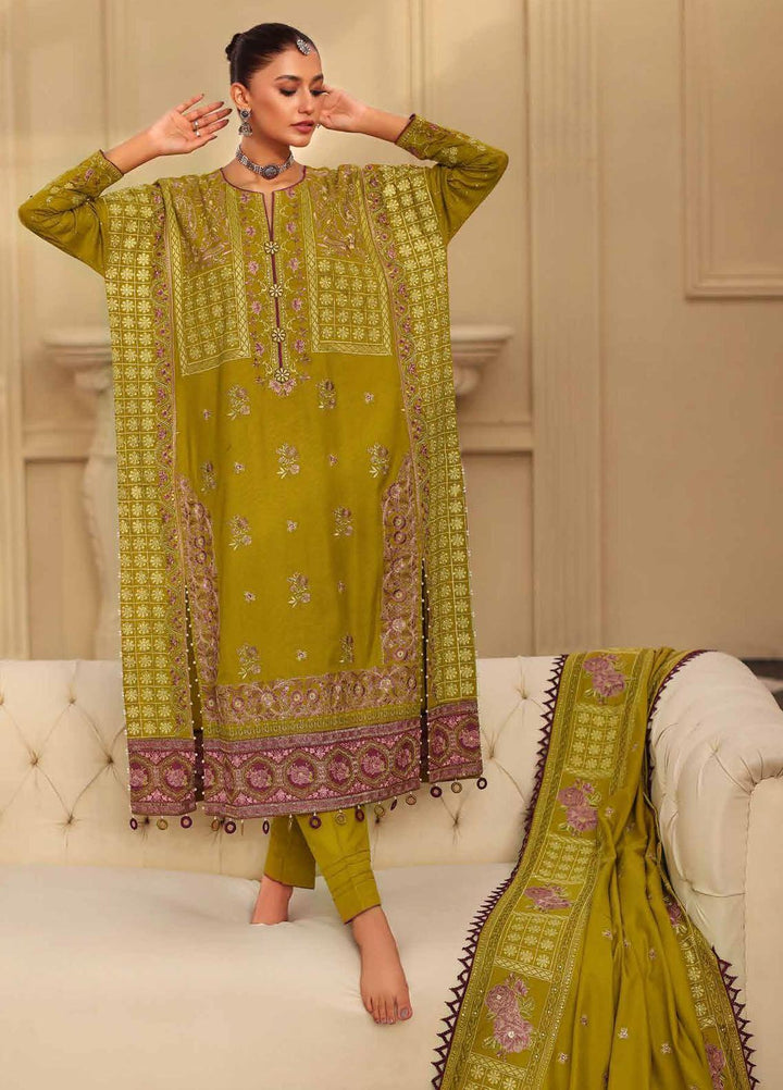 Gul Ahmed Embroidered  Suits Unstitched 3 Piece GA22WL AP-22019 - Winter Collection
