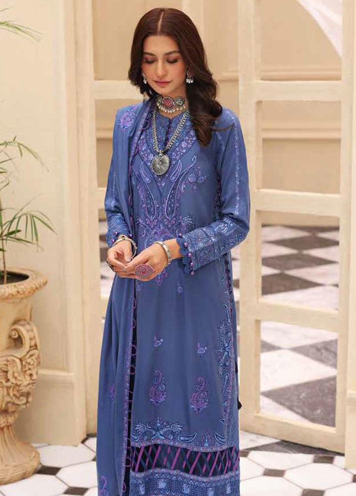 Gul Ahmed Embroidered  Suits Unstitched 3 Piece GA22WL AP-22020 - Winter Collection