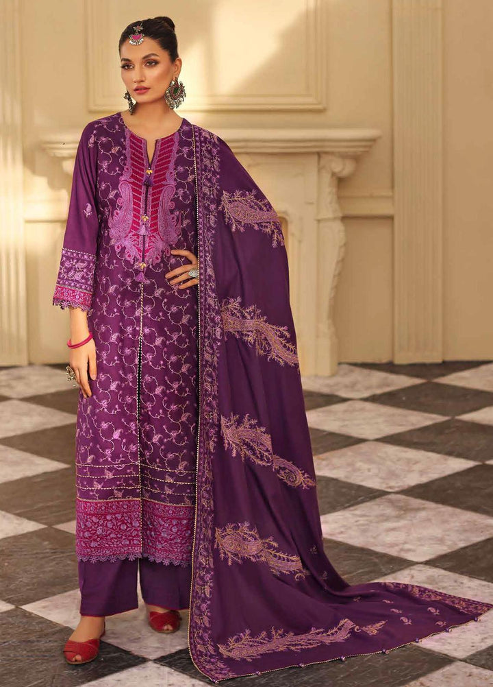 Gul Ahmed Embroidered  Suits Unstitched 3 Piece GA22WL AP-22022 - Winter Collection