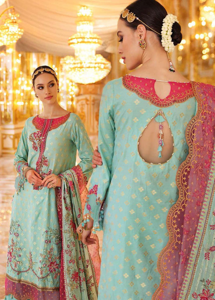 Gul Ahmed Embroidered Jacquard Suits Unstitched 3 Piece GA22WD PRW-22002 - Wedding Collection