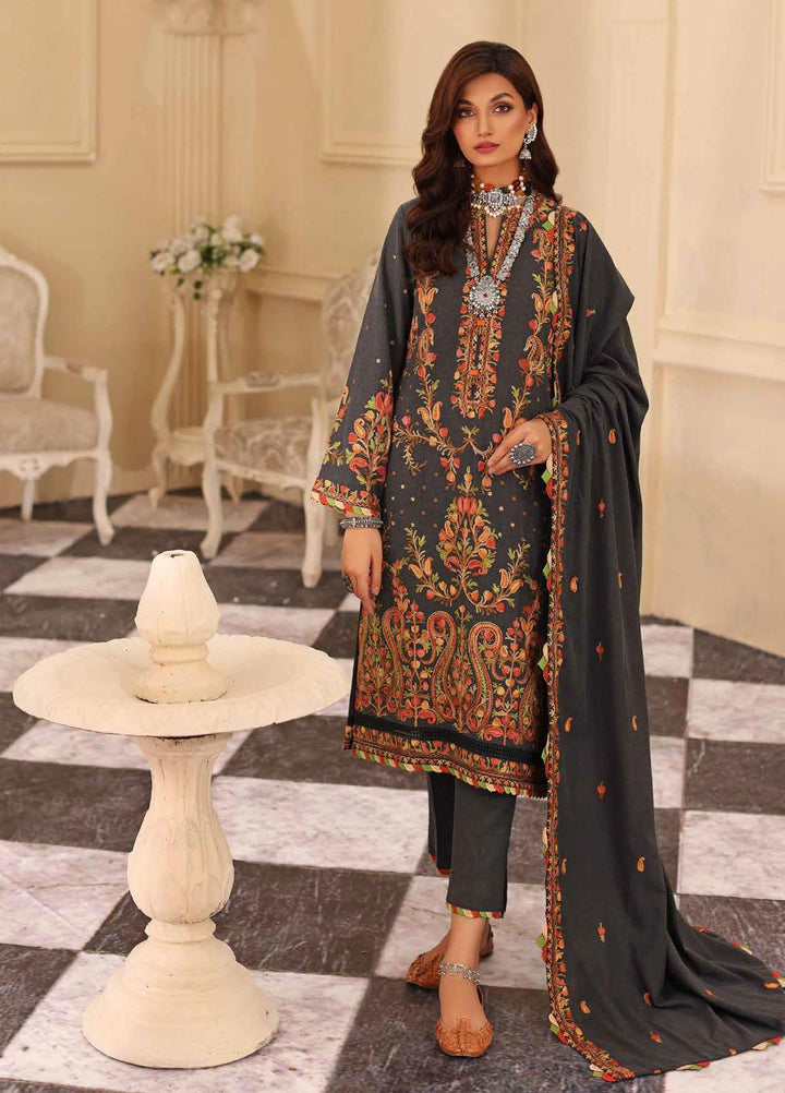 Gul Ahmed Embroidered  Suits Unstitched 3 Piece GA22WL YD-22001 - Winter Collection