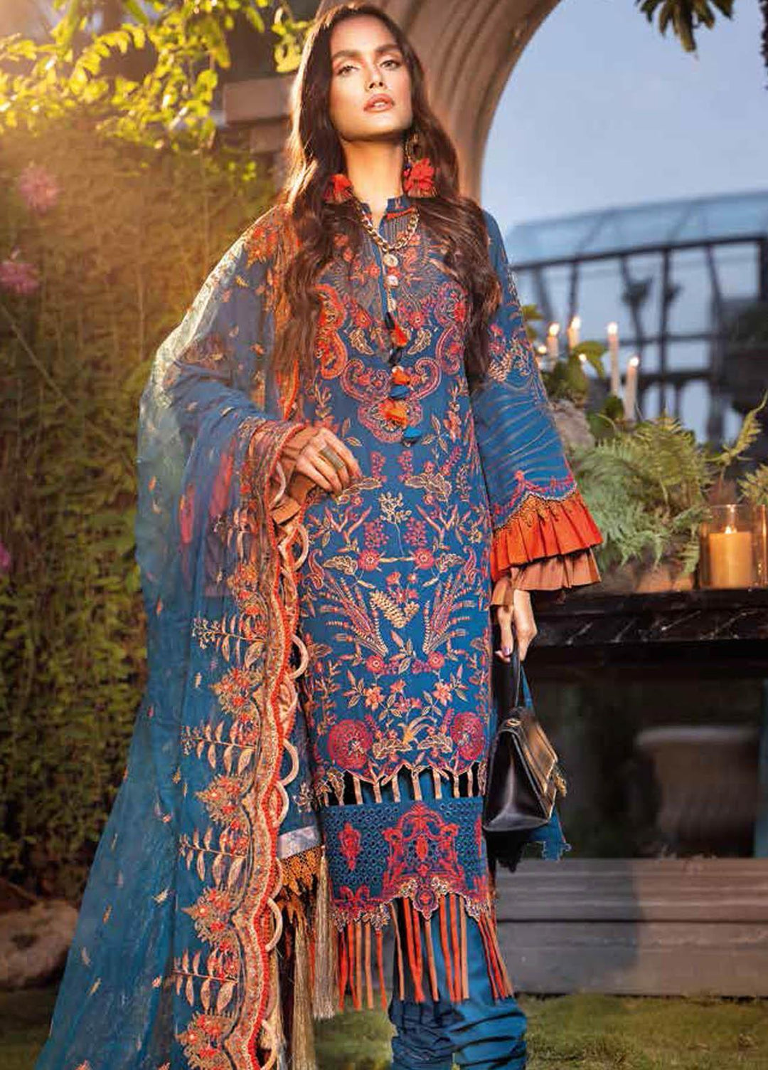 Gul Ahmed Embroidered Swiss Voile Suits Unstitched 3 Piece GA21S LSV 58 - Summer Collection