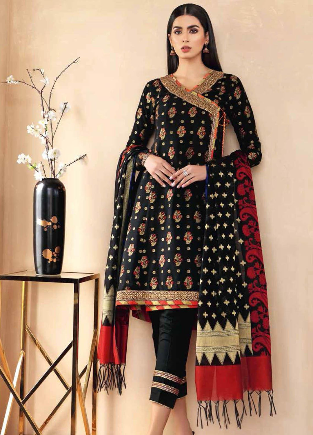 Gul Ahmed Embroidered Jacquard Suits Unstitched 3 Piece GA21S MJ 66 - Summer Collection