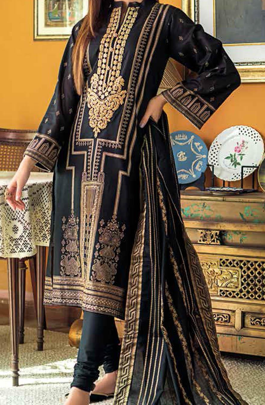 Gul Ahmed Embroidered Lawn Suits Unstitched 3 Piece GA21S MJ 81 - Summer Collection