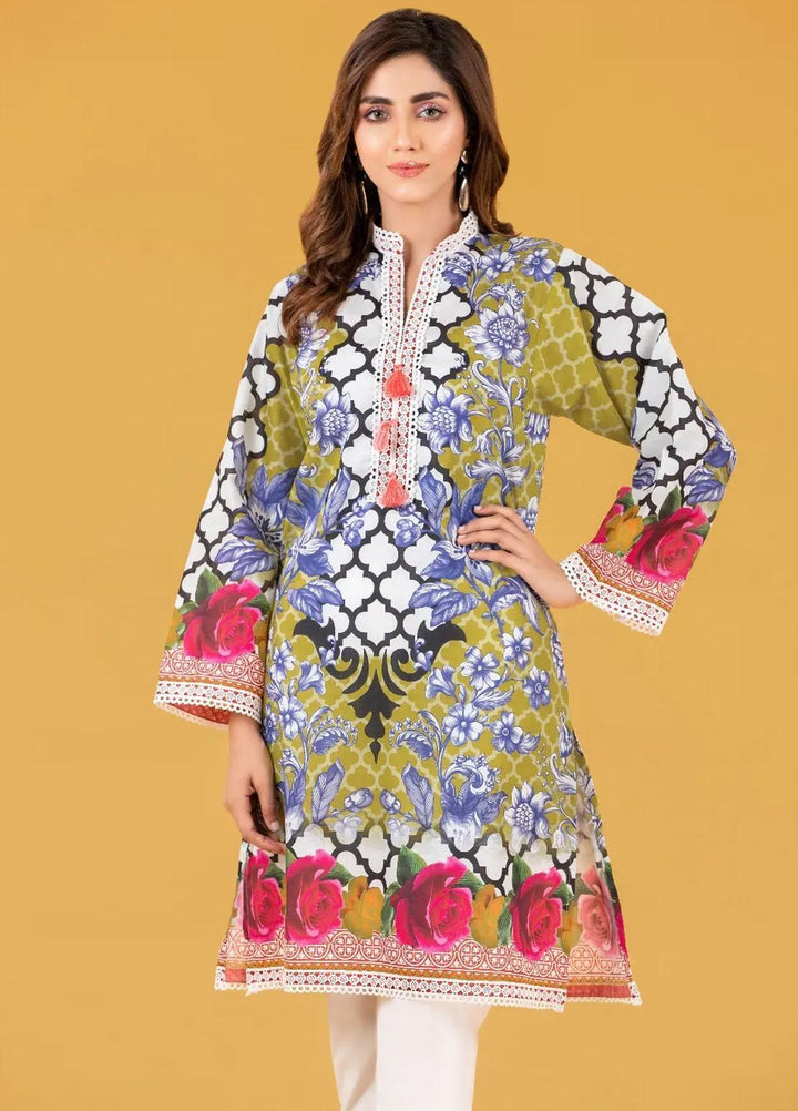 Gul Ahmed Casual Pret Printed Cambric Shirt GA22P GA-SC-133